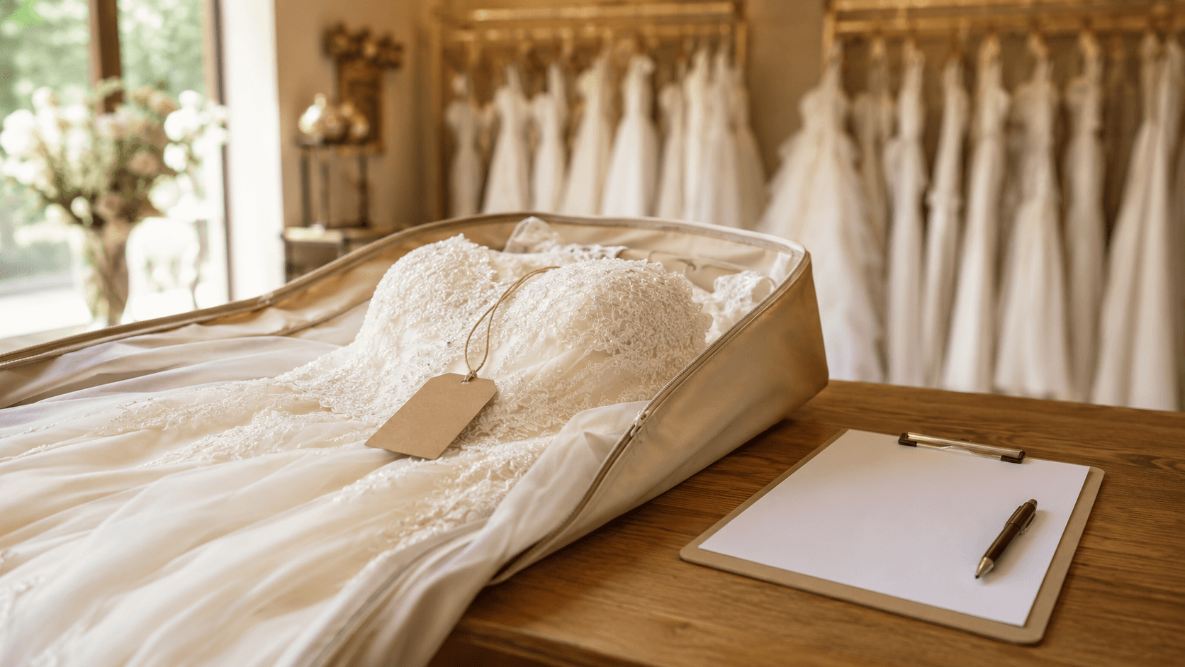 Header image for Bridal Consignment: How the Deal Works, and When to Buy Instead