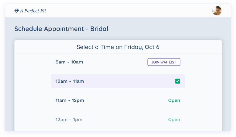 Your customer books an appointment through the scheduler