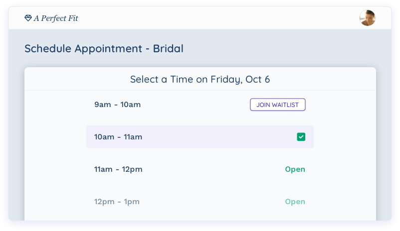 Your customer books an appointment through the scheduler